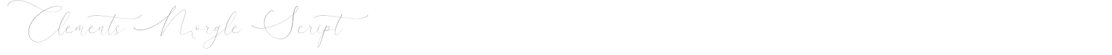Clements Morgle Serif font preview